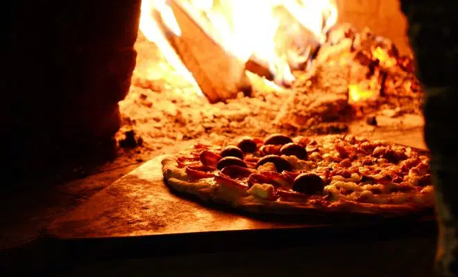 Close-up Photo of Pizza Near Bonfire