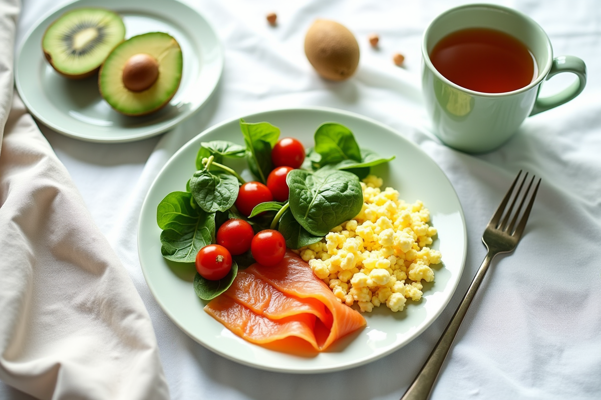 petit-déjeuner sain