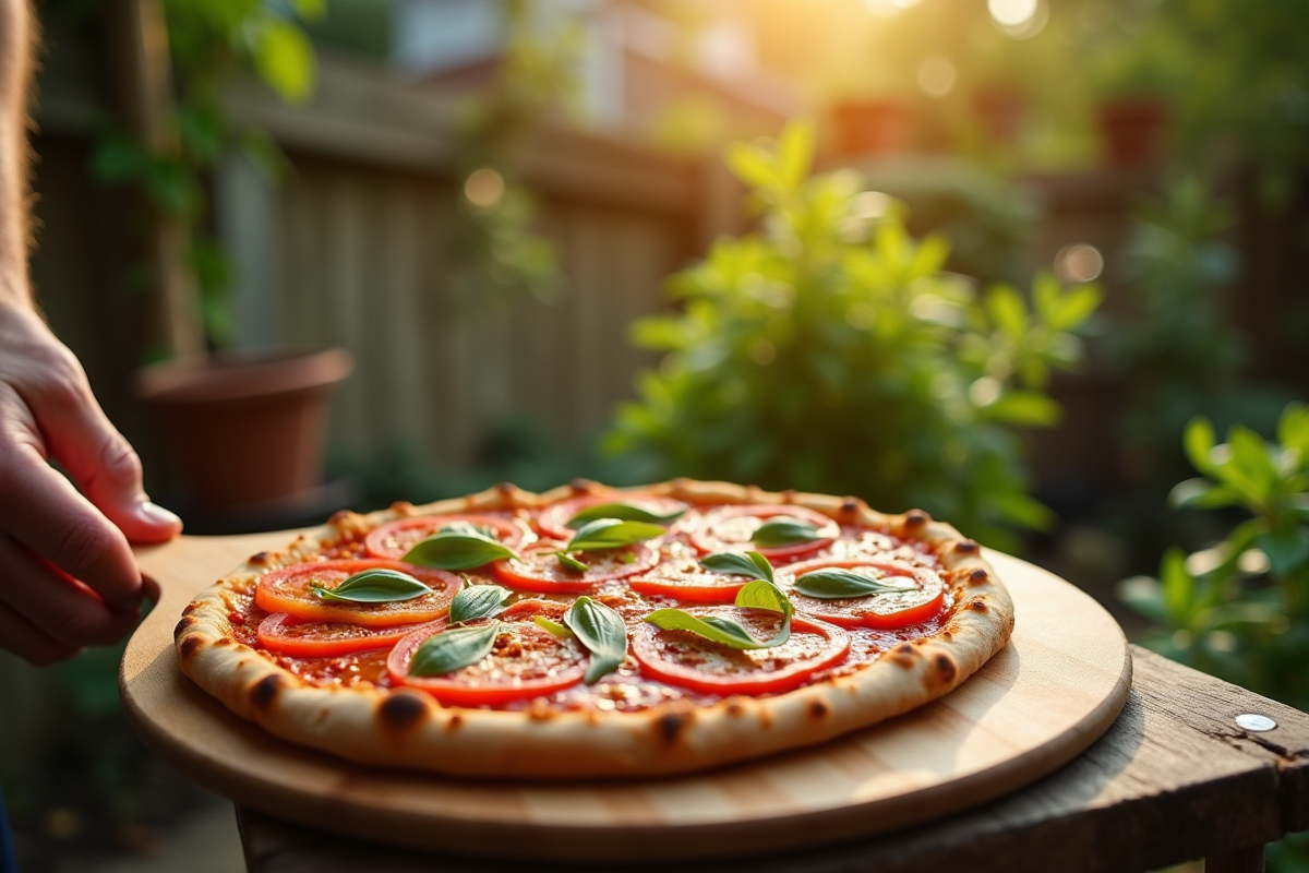 pizza cuisson