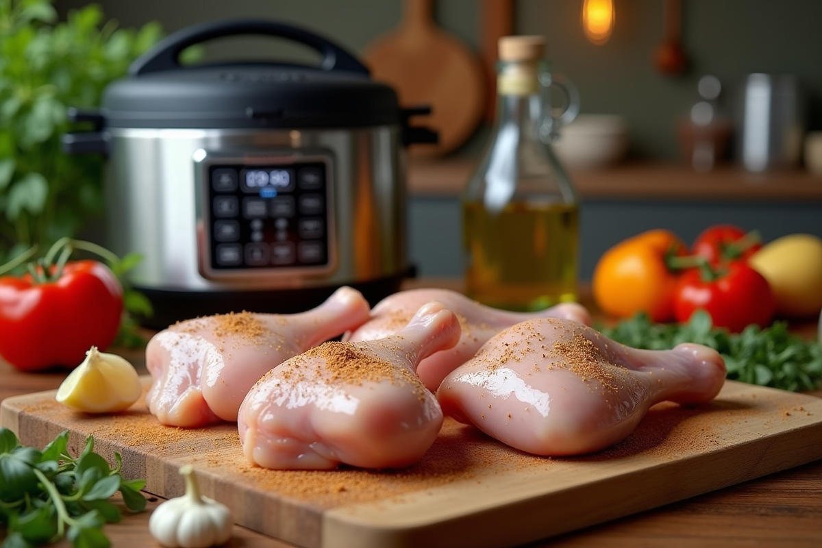 poulet cuisson