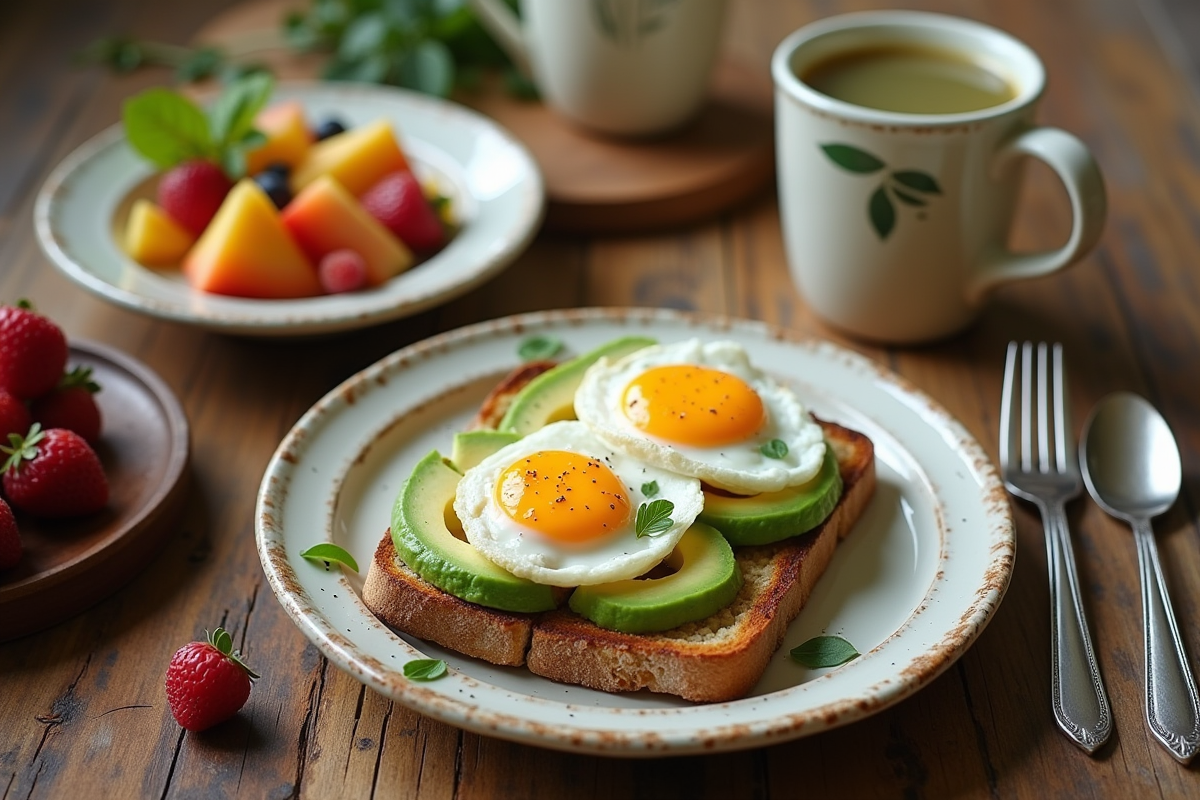 petit-déjeuner sain
