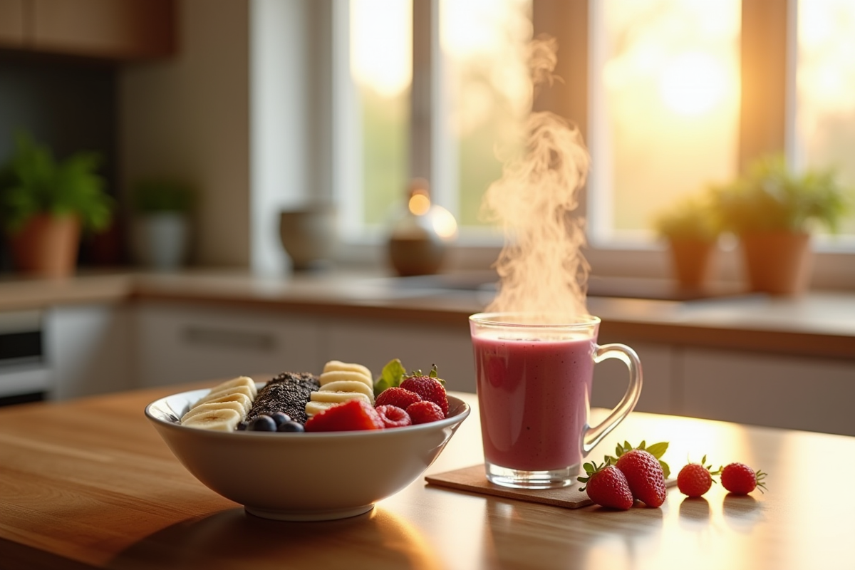 petit-déjeuner sain